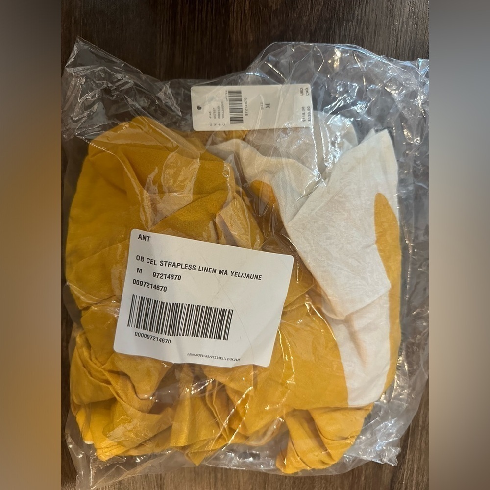 NWT! Celandine Strapless Cutout Linen Blend Dress 🥅 - Picture 4 of 4